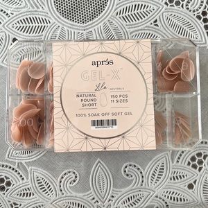 Apres nails -lila short round